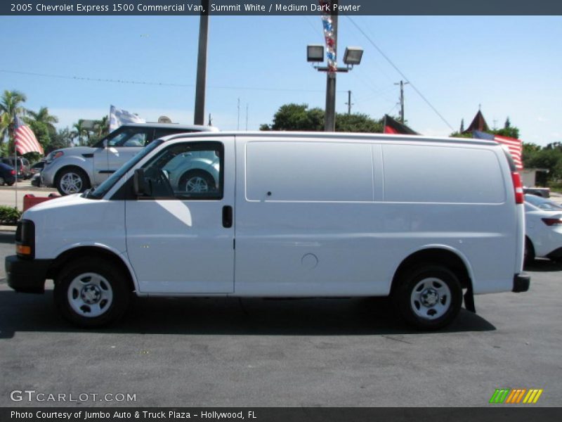 Summit White / Medium Dark Pewter 2005 Chevrolet Express 1500 Commercial Van