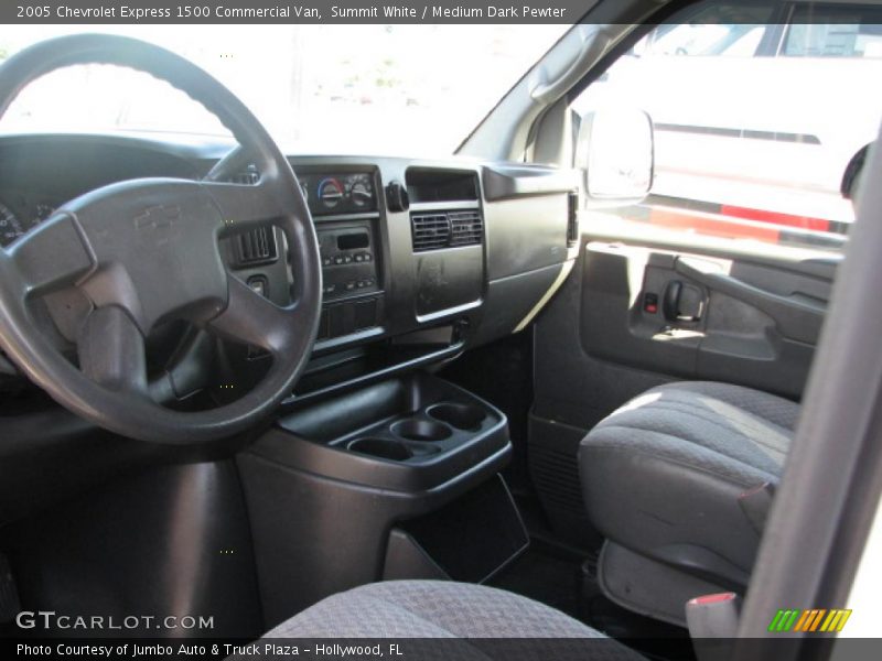 Summit White / Medium Dark Pewter 2005 Chevrolet Express 1500 Commercial Van