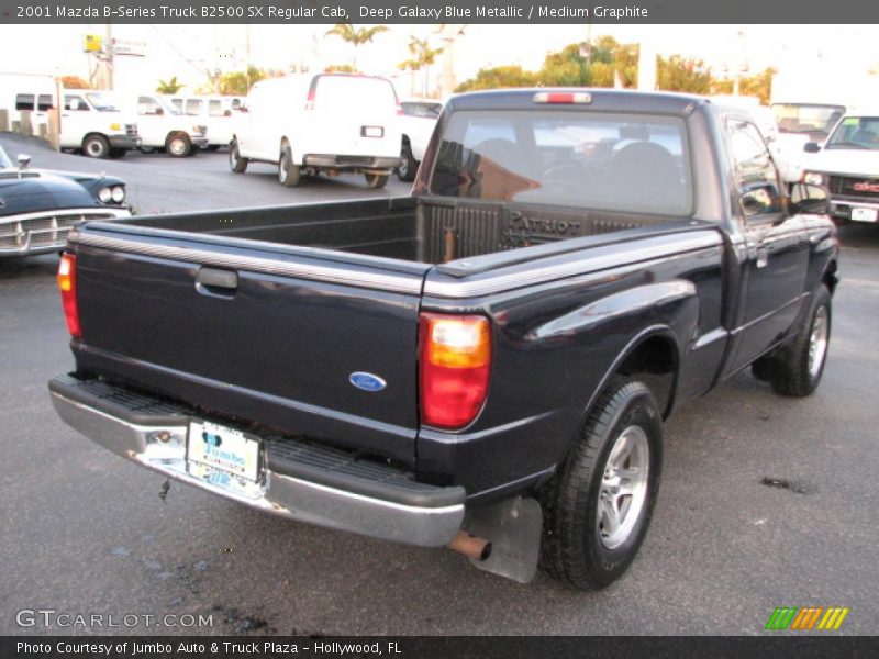 Deep Galaxy Blue Metallic / Medium Graphite 2001 Mazda B-Series Truck B2500 SX Regular Cab