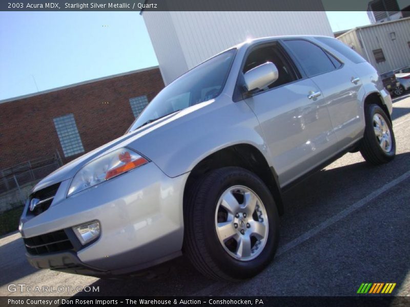 Starlight Silver Metallic / Quartz 2003 Acura MDX