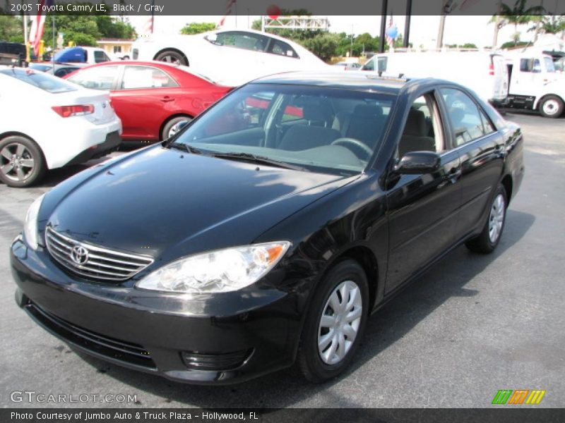 Black / Gray 2005 Toyota Camry LE