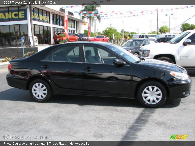 Black / Gray 2005 Toyota Camry LE