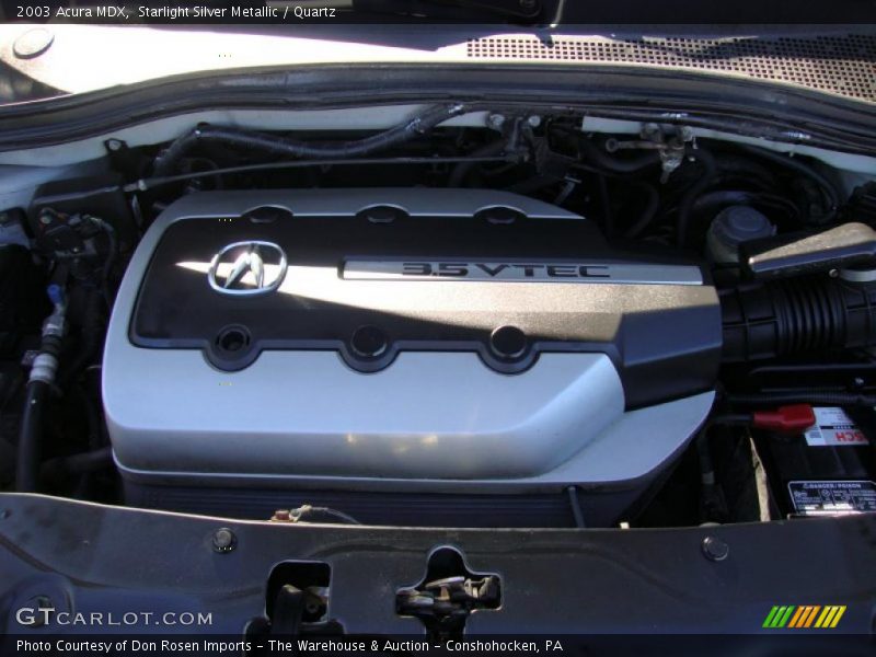  2003 MDX  Engine - 3.5 Liter SOHC 24-Valve V6