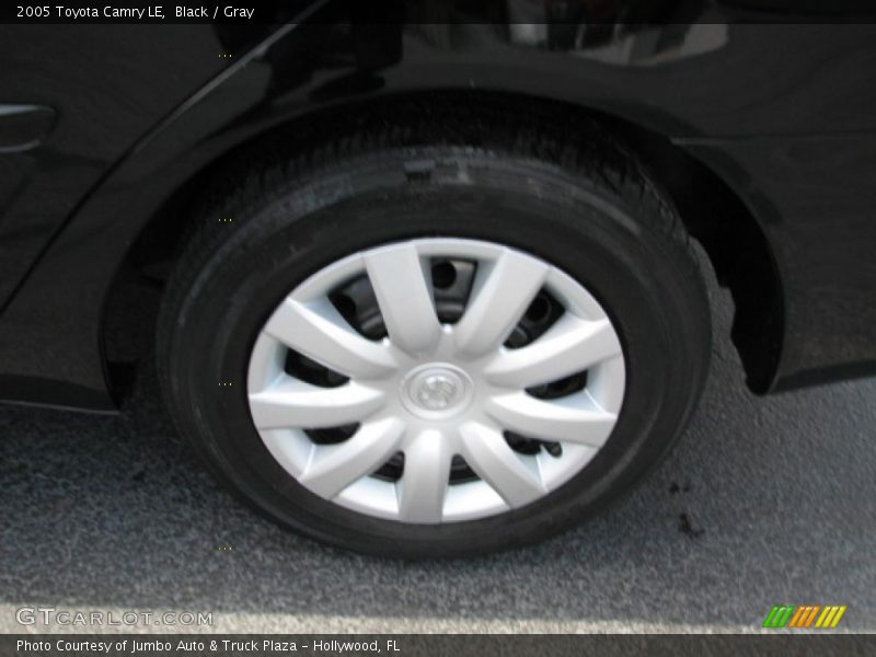 Black / Gray 2005 Toyota Camry LE