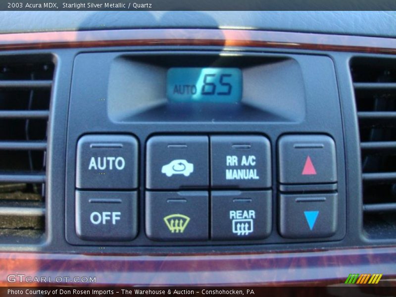 Controls of 2003 MDX 