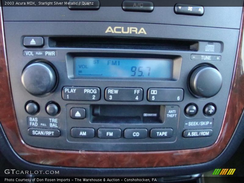 Controls of 2003 MDX 