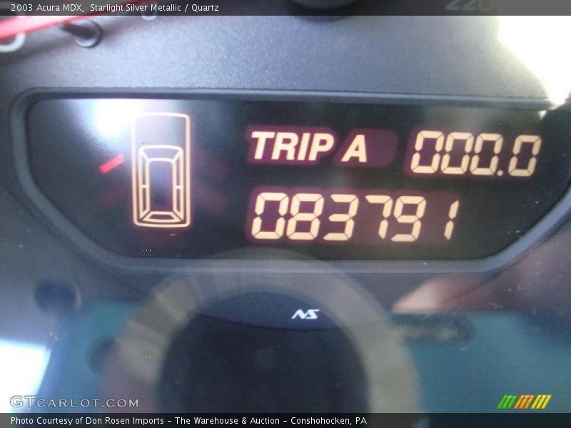 Starlight Silver Metallic / Quartz 2003 Acura MDX