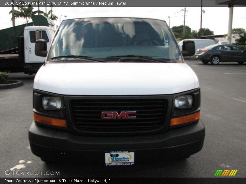Summit White / Medium Pewter 2006 GMC Savana Van 1500 Utility