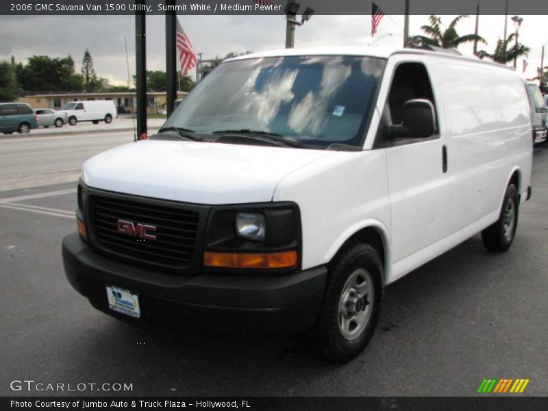 Summit White / Medium Pewter 2006 GMC Savana Van 1500 Utility