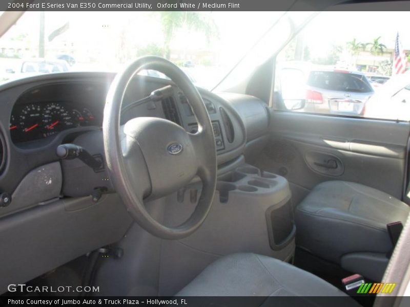 Oxford White / Medium Flint 2004 Ford E Series Van E350 Commercial Utility