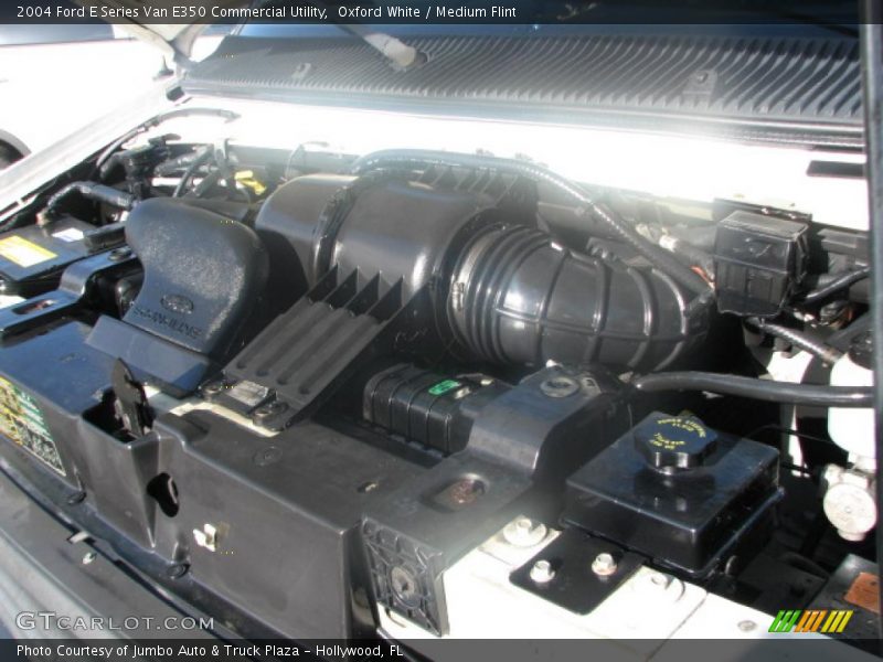 Oxford White / Medium Flint 2004 Ford E Series Van E350 Commercial Utility