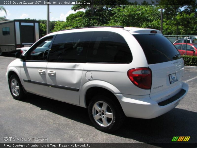 Stone White / Medium Slate Gray 2005 Dodge Caravan SXT