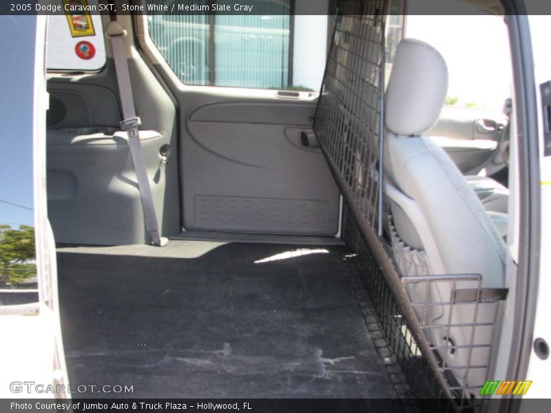 Stone White / Medium Slate Gray 2005 Dodge Caravan SXT