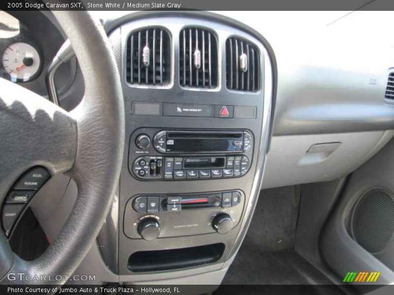 Stone White / Medium Slate Gray 2005 Dodge Caravan SXT