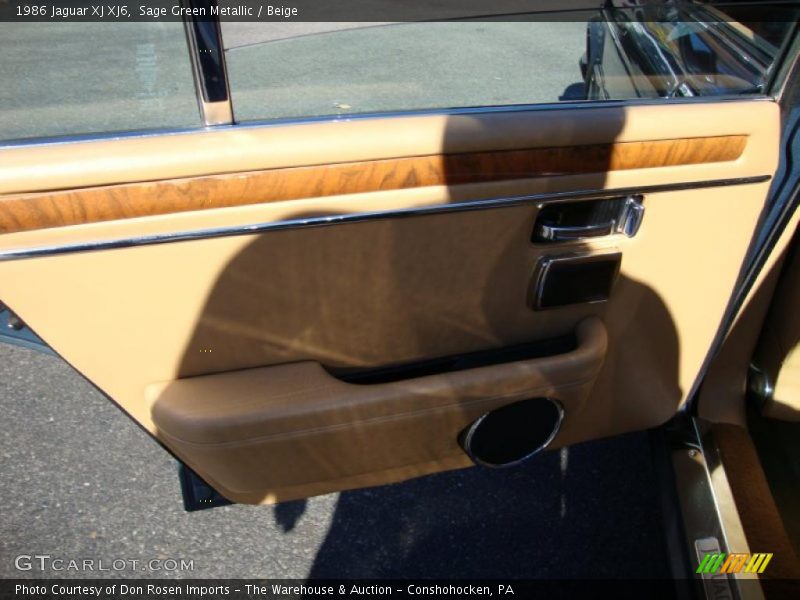Sage Green Metallic / Beige 1986 Jaguar XJ XJ6