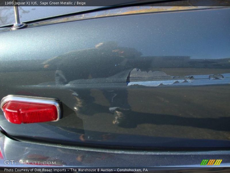 Sage Green Metallic / Beige 1986 Jaguar XJ XJ6