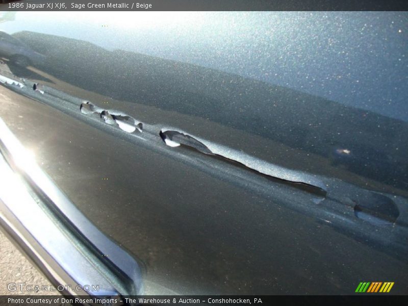 Sage Green Metallic / Beige 1986 Jaguar XJ XJ6