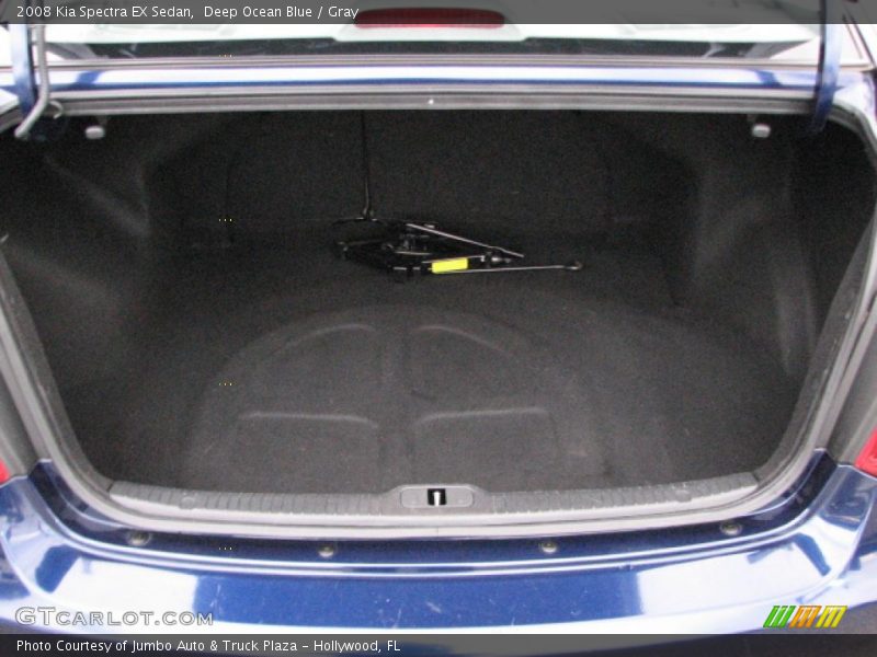 Deep Ocean Blue / Gray 2008 Kia Spectra EX Sedan