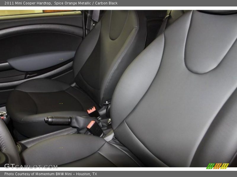 Spice Orange Metallic / Carbon Black 2011 Mini Cooper Hardtop