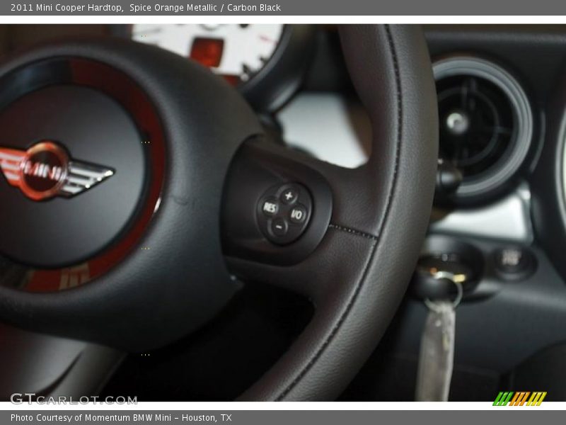 Spice Orange Metallic / Carbon Black 2011 Mini Cooper Hardtop
