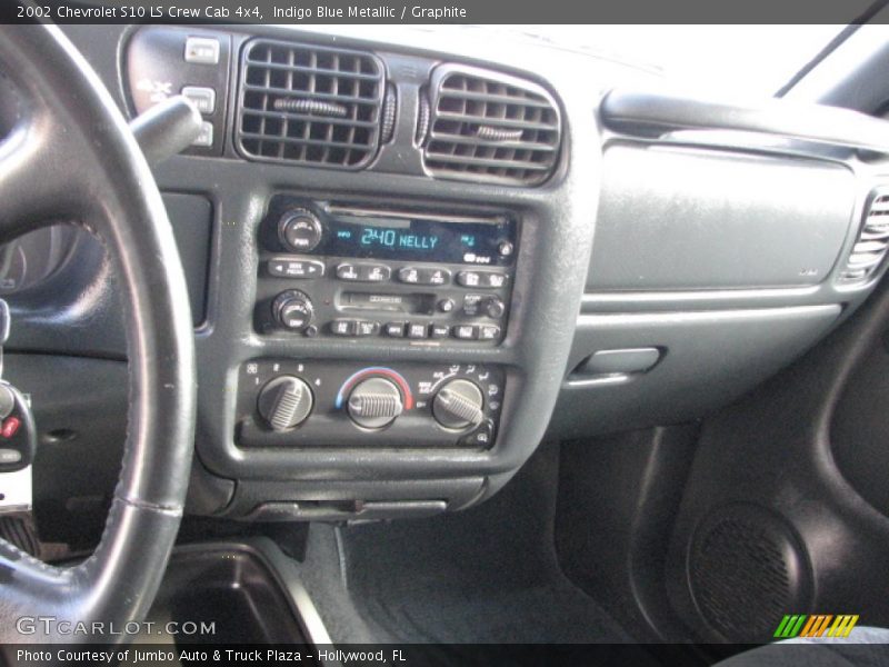 Indigo Blue Metallic / Graphite 2002 Chevrolet S10 LS Crew Cab 4x4