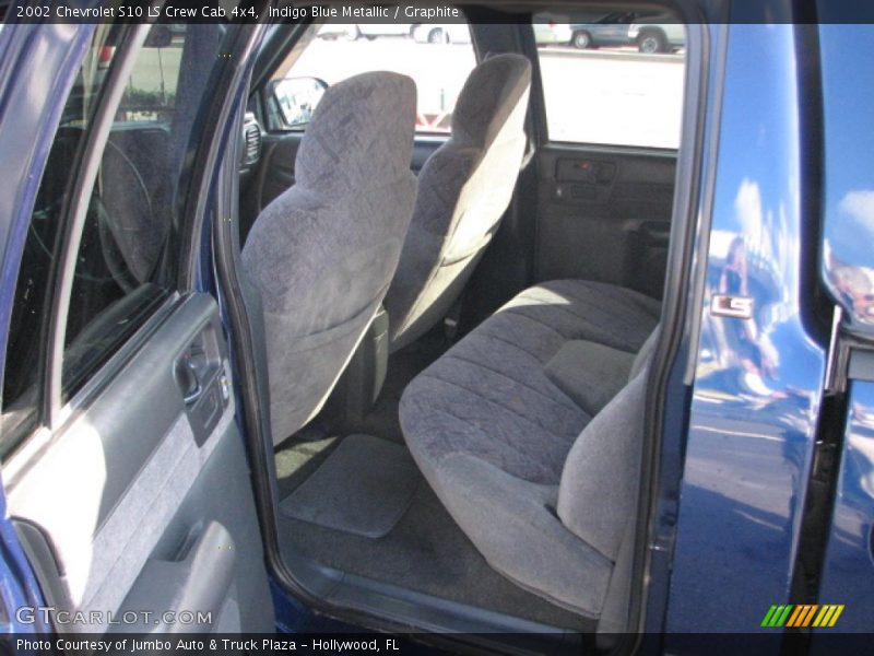 Indigo Blue Metallic / Graphite 2002 Chevrolet S10 LS Crew Cab 4x4