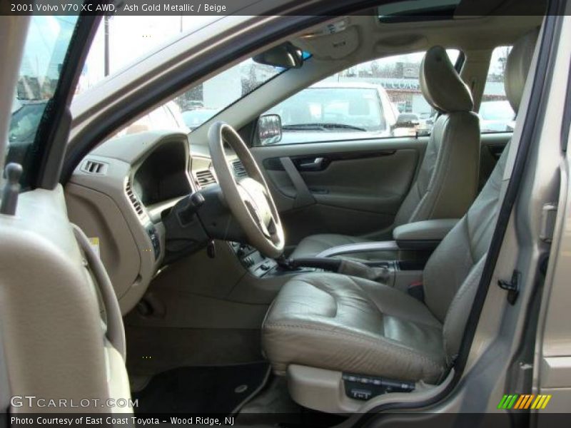 Ash Gold Metallic / Beige 2001 Volvo V70 XC AWD