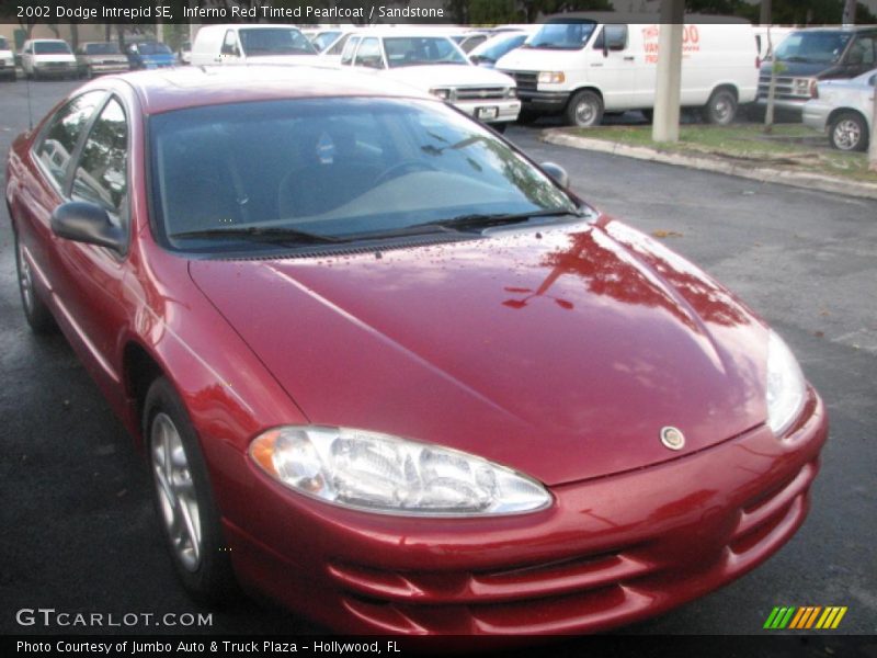 Inferno Red Tinted Pearlcoat / Sandstone 2002 Dodge Intrepid SE