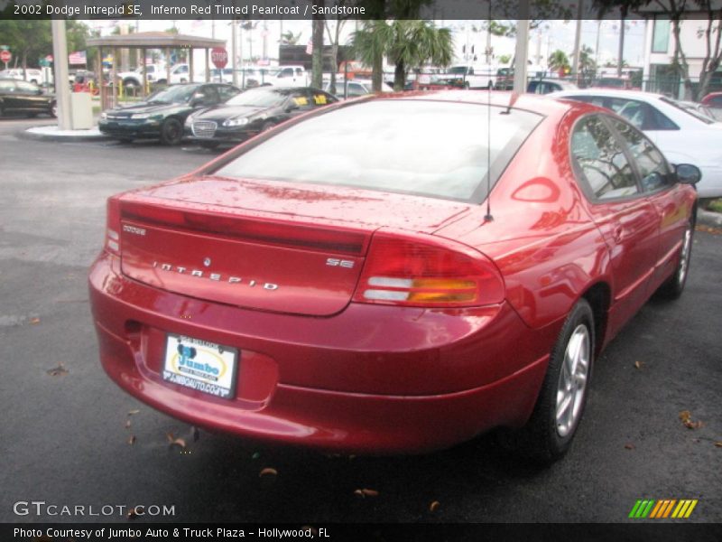 Inferno Red Tinted Pearlcoat / Sandstone 2002 Dodge Intrepid SE