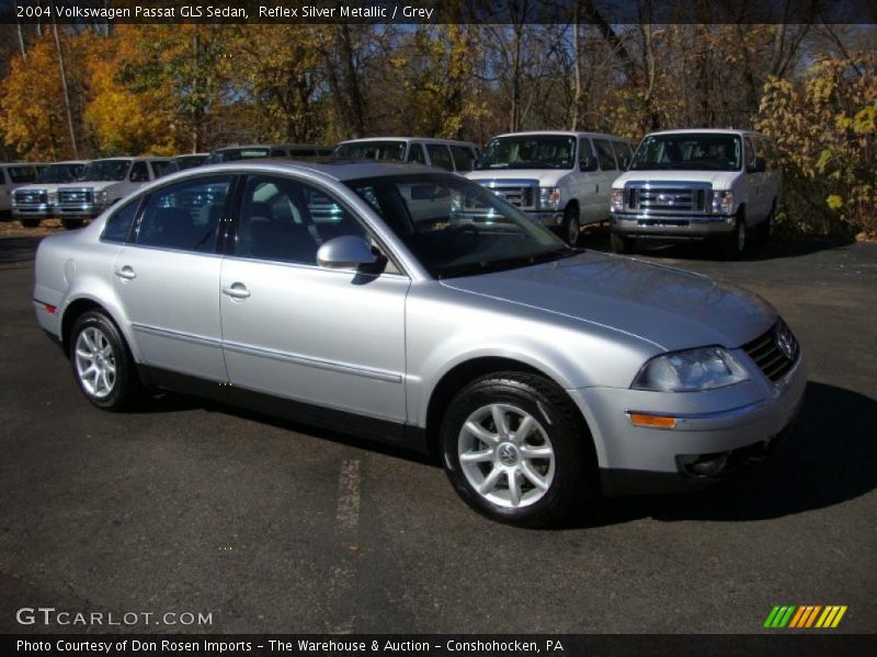 Reflex Silver Metallic / Grey 2004 Volkswagen Passat GLS Sedan