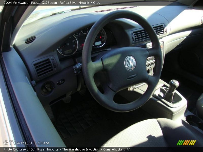 Reflex Silver Metallic / Grey 2004 Volkswagen Passat GLS Sedan