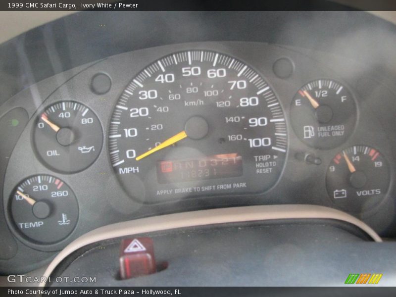 Ivory White / Pewter 1999 GMC Safari Cargo