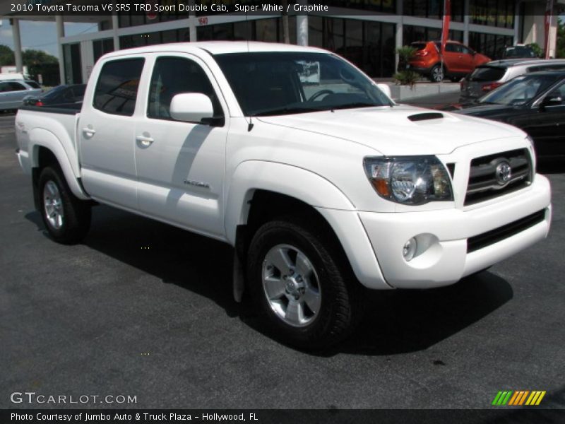  2010 Tacoma V6 SR5 TRD Sport Double Cab Super White