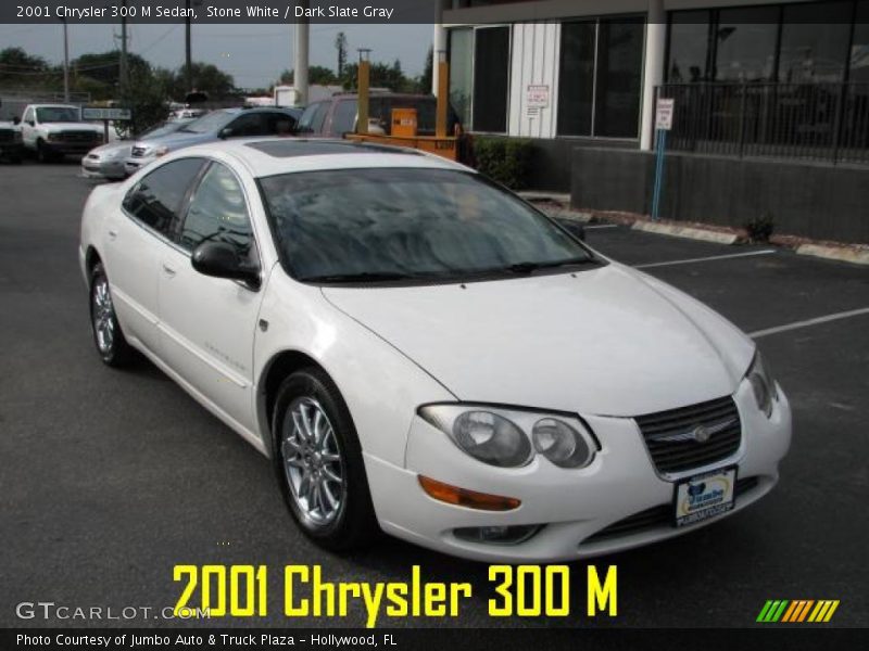 Stone White / Dark Slate Gray 2001 Chrysler 300 M Sedan