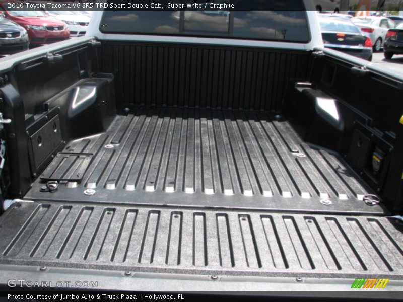 Super White / Graphite 2010 Toyota Tacoma V6 SR5 TRD Sport Double Cab