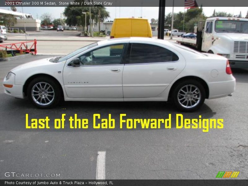 Stone White / Dark Slate Gray 2001 Chrysler 300 M Sedan