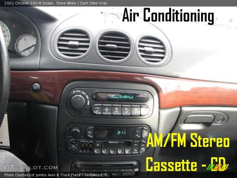 Stone White / Dark Slate Gray 2001 Chrysler 300 M Sedan