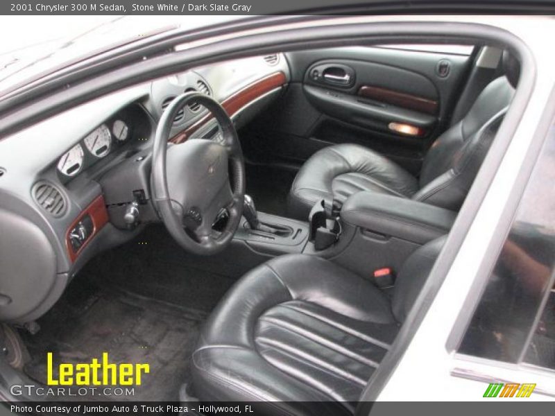 Stone White / Dark Slate Gray 2001 Chrysler 300 M Sedan
