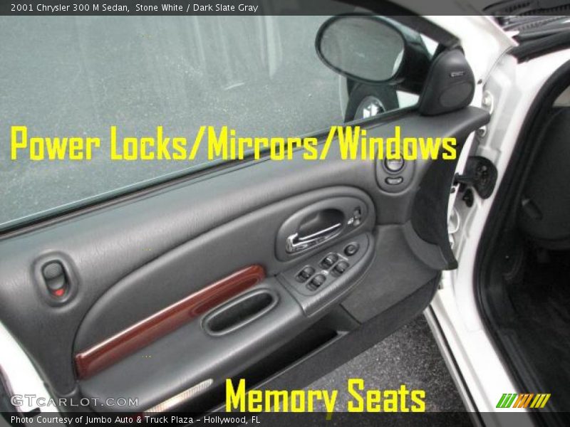 Stone White / Dark Slate Gray 2001 Chrysler 300 M Sedan