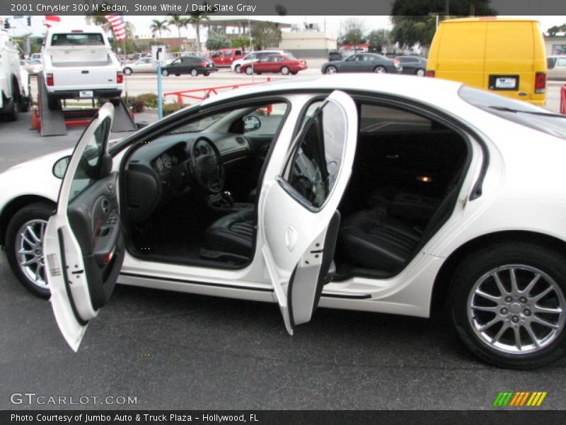 Stone White / Dark Slate Gray 2001 Chrysler 300 M Sedan