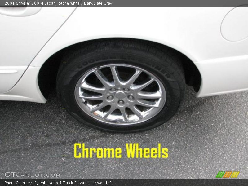 Stone White / Dark Slate Gray 2001 Chrysler 300 M Sedan