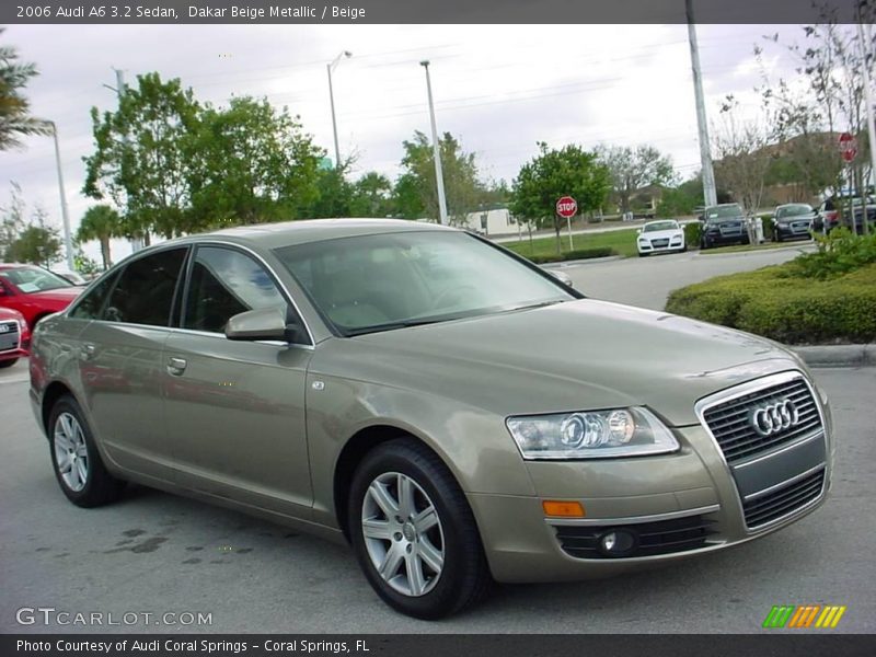 Dakar Beige Metallic / Beige 2006 Audi A6 3.2 Sedan