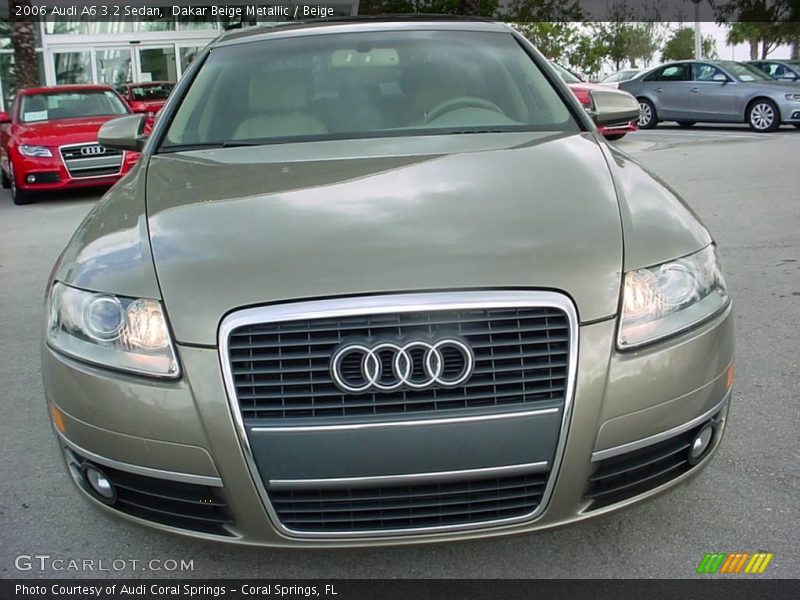 Dakar Beige Metallic / Beige 2006 Audi A6 3.2 Sedan