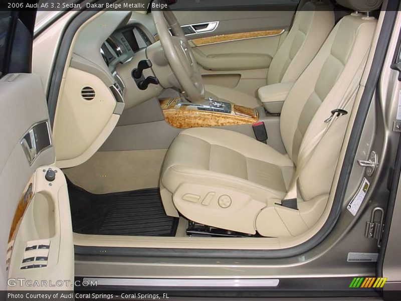 Dakar Beige Metallic / Beige 2006 Audi A6 3.2 Sedan