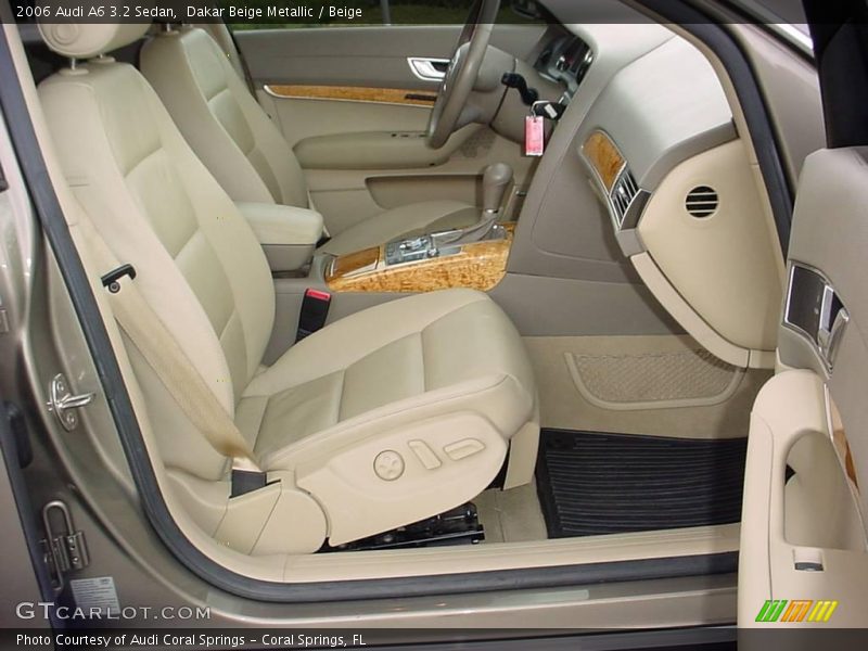 Dakar Beige Metallic / Beige 2006 Audi A6 3.2 Sedan