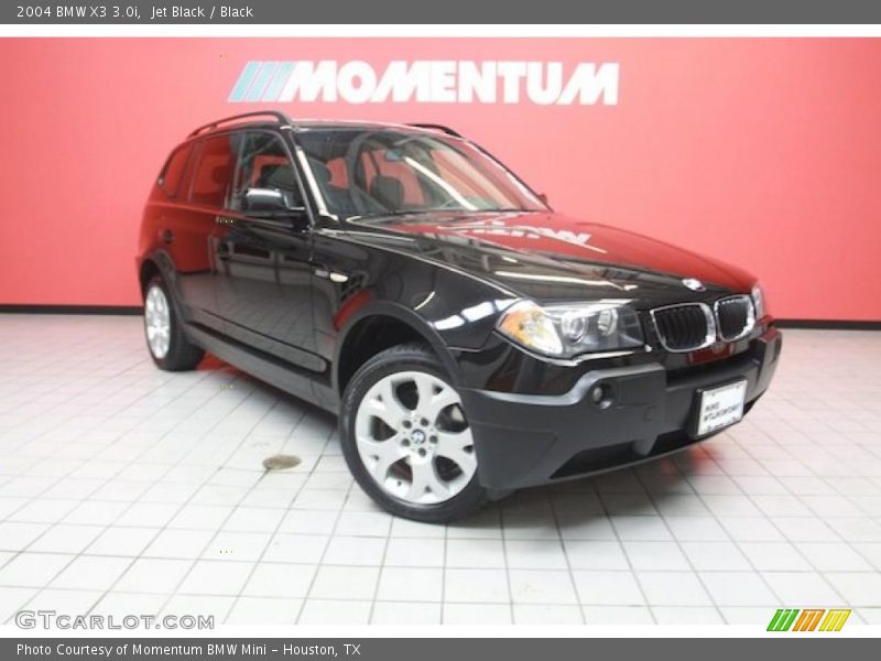Jet Black / Black 2004 BMW X3 3.0i