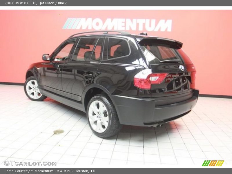 Jet Black / Black 2004 BMW X3 3.0i