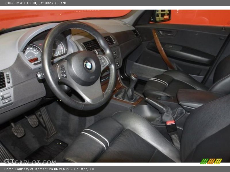 Jet Black / Black 2004 BMW X3 3.0i