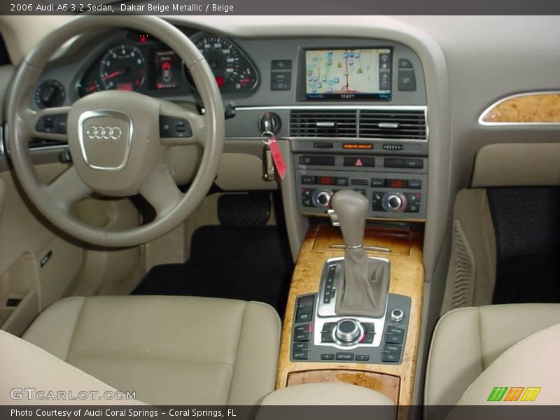 Dakar Beige Metallic / Beige 2006 Audi A6 3.2 Sedan