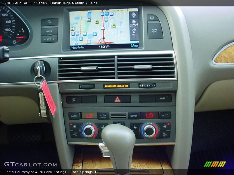 Dakar Beige Metallic / Beige 2006 Audi A6 3.2 Sedan